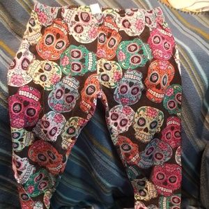Sugar skull leggings